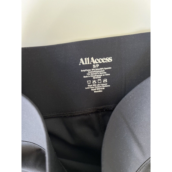 All Access Bandier High Rise Leggings Color Block Blue size Small EUC Athilesure - Picture 4 of 6